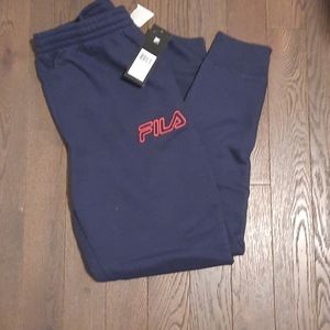 BNWT Fila jogging pants sz M